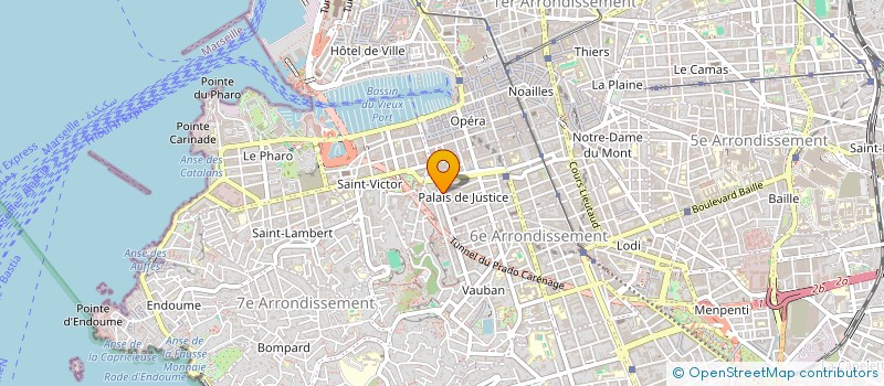 localisation de l'entreprise E4C5  MARSEILLE