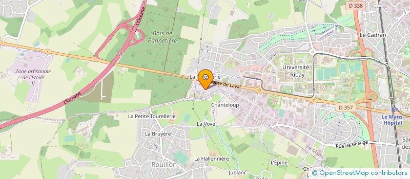 localisation de l'entreprise E4V PRODUCTION à LE MANS