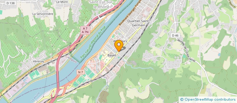 localisation de l'entreprise E5 CONSULTING à VIENNE