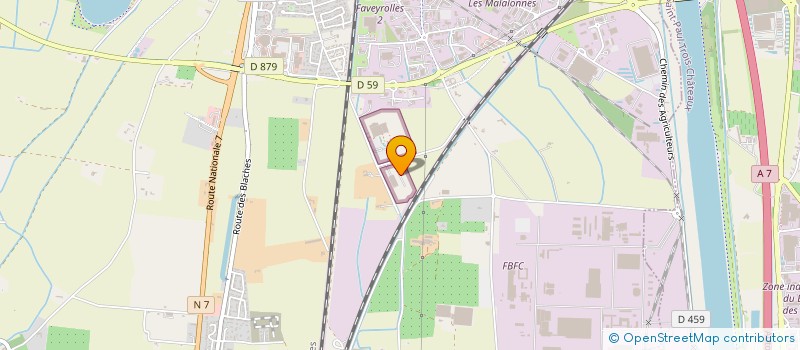 localisation de l'entreprise E6 LAB  PIERRELATTE