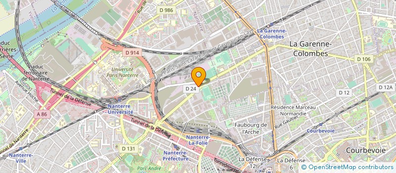 localisation de l'entreprise E7 DISTRIBUTION à NANTERRE