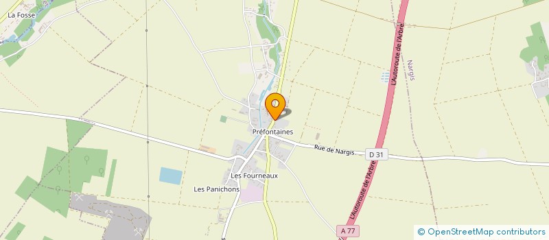localisation de l'entreprise E7KA à PREFONTAINES