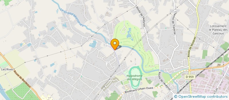 localisation de l'entreprise E7S à MONTAUBAN
