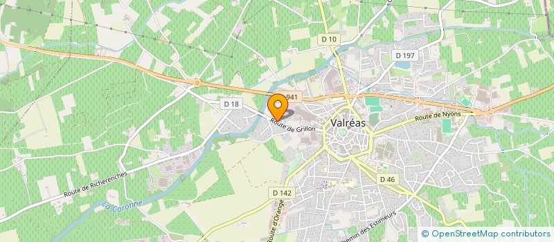 localisation de l'entreprise EA  GRILLON