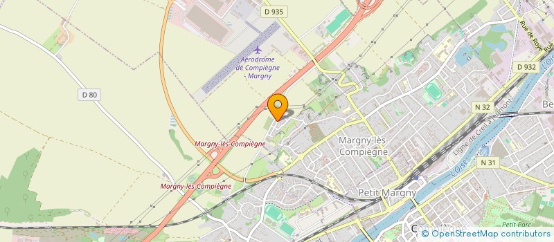 localisation de l'entreprise EA AGENCY  MARGNY-LES-COMPIEGNE