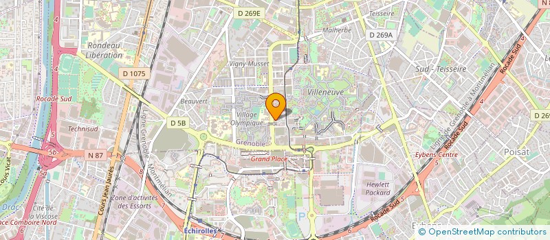 localisation de l'entreprise EA CERAMIQUE CARRELAGE à GRENOBLE