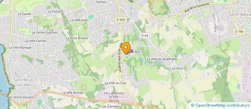 localisation de l'entreprise EA CONCEPT  SAINT-BRIAC-SUR-MER