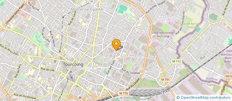 localisation de l'entreprise EA CONSEILS  TOURCOING