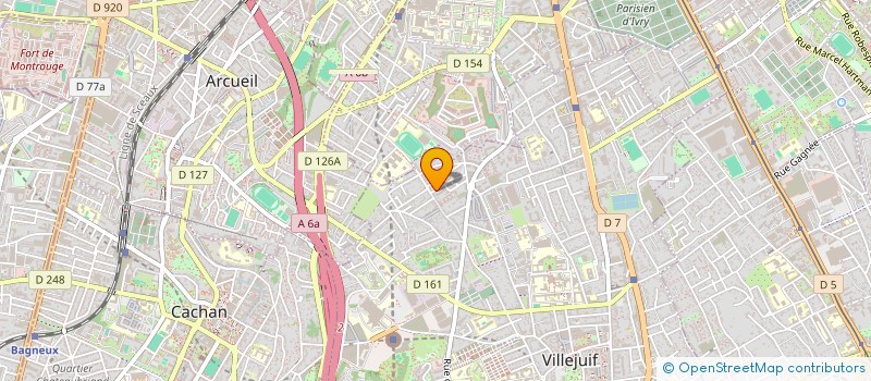localisation de l'entreprise EA CONSEILS à VILLEJUIF