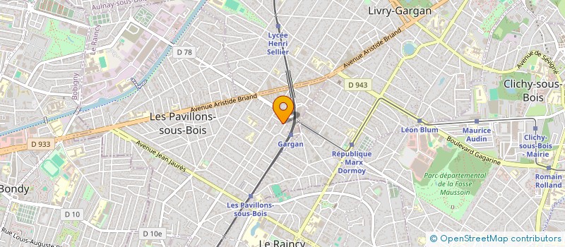 localisation de l'entreprise EA CONSULTING à LES PAVILLONS-SOUS-BOIS