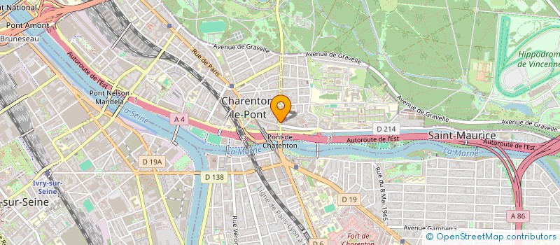 localisation de l'entreprise EA CONSULTING à ST MAURICE