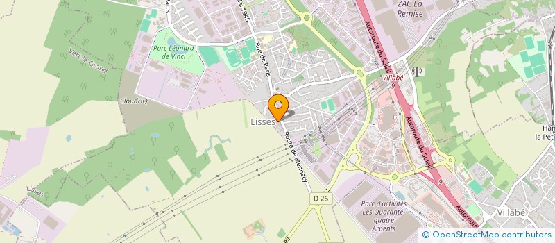 localisation de l'entreprise EA CONSULTING à LISSES