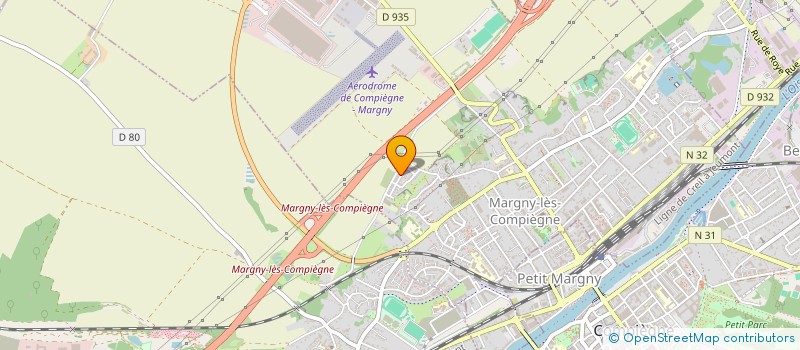 localisation de l'entreprise EA CONSULTING  MARGNY-LES-COMPIEGNE