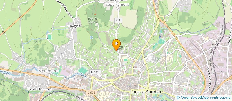 localisation de l'entreprise EA FINANCES  LONS-LE-SAUNIER