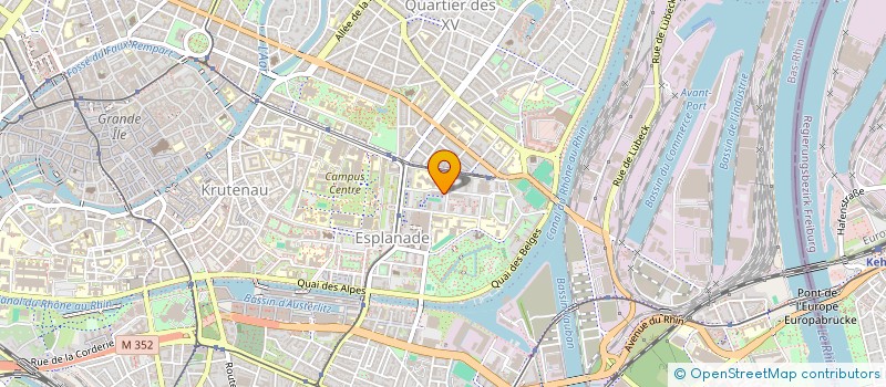 localisation de l'entreprise EA FO à STRASBOURG