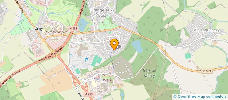 localisation de l'entreprise EA GREEN  METZ