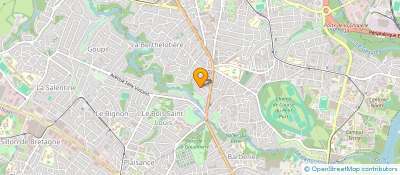 localisation de l'entreprise EA GROUP à ORVAULT