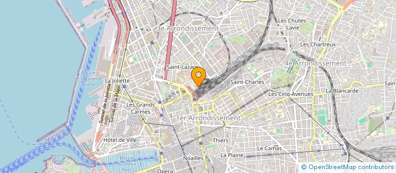 localisation de l'entreprise EA HPF  MARSEILLE