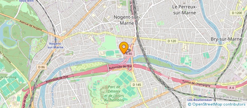 localisation de l'entreprise EA IMMO  NOGENT-SUR-MARNE