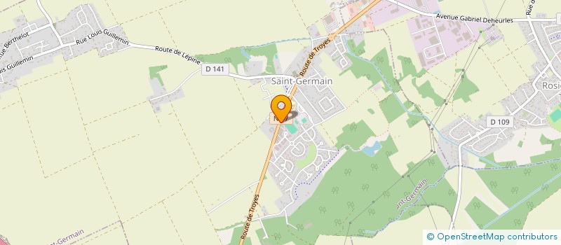 localisation de l'entreprise EA IMMO  SAINT-GERMAIN