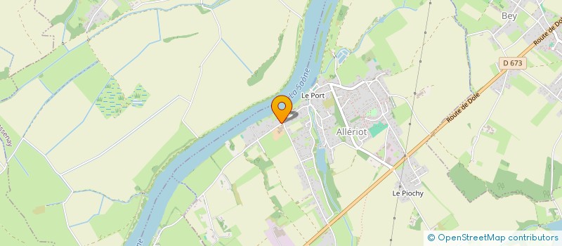 localisation de l'entreprise EA IMMO  ALLERIOT