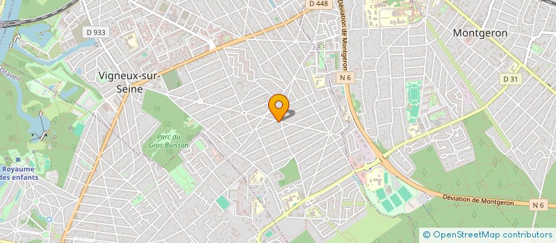 localisation de l'entreprise EA IMMOBILIER à VIGNEUX-SUR-SEINE