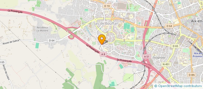 localisation de l'entreprise EA INVEST  AIX-EN-PROVENCE