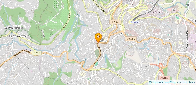 localisation de l'entreprise EA PNEU GRASSE  GRASSE