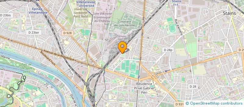 localisation de l'entreprise EA TRANSPORT  SAINT-DENIS