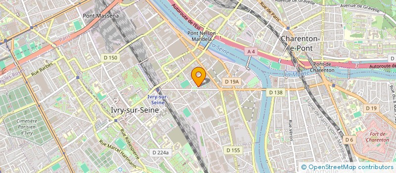 localisation de l'entreprise EA TRANSPORT SASU  IVRY-SUR-SEINE