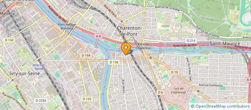 localisation de l'entreprise EA2MC à ALFORTVILLE