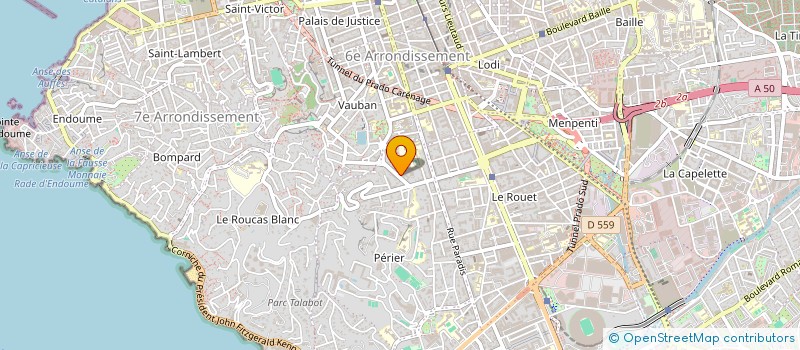 localisation de l'entreprise EA3 IMMO à MARSEILLE