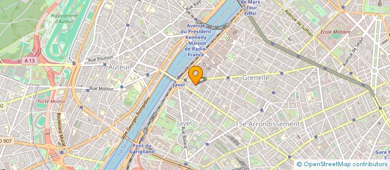 localisation de l'entreprise EAAM MONTSOURIS  PARIS