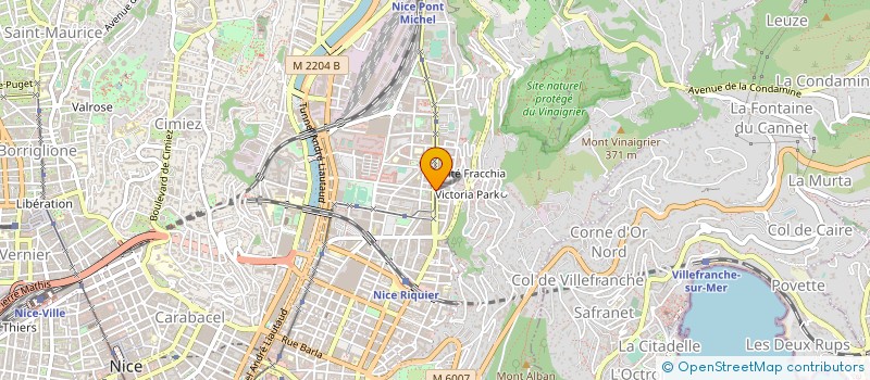localisation de l'entreprise EAASII à NICE