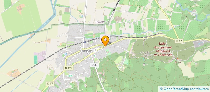 localisation de l'entreprise EAB  FONTVIEILLE