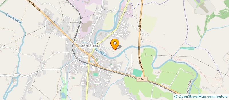 localisation de l'entreprise EAB  LABRUGUIERE