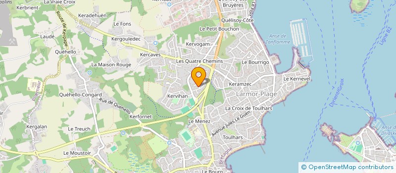 localisation de l'entreprise EAB INVESTMENT  LARMOR-PLAGE