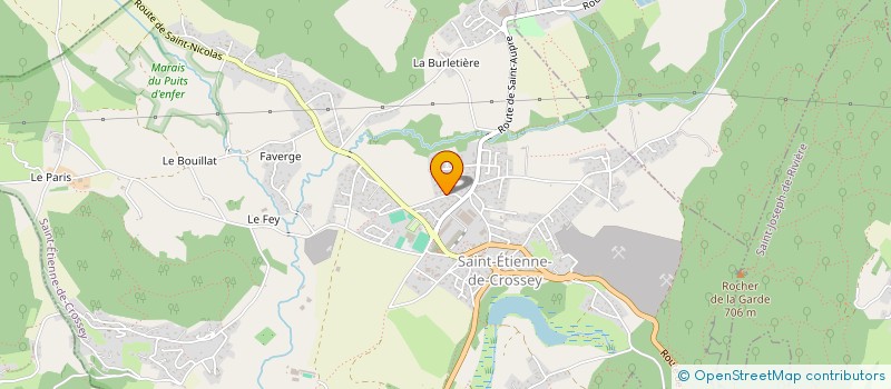 localisation de l'entreprise EABH-IMMO  SAINT-ETIENNE-DE-CROSSEY