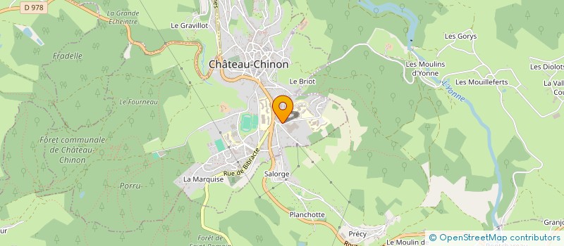 localisation de l'entreprise EABN  CHATEAU-CHINON (VILLE)