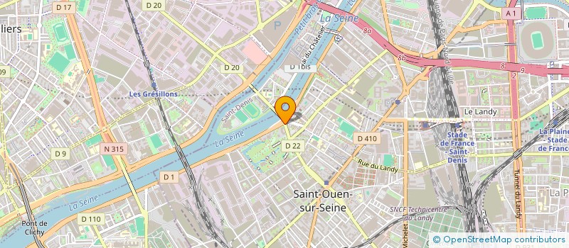 localisation de l'entreprise EAC CORPORATION à SAINT-OUEN-SUR-SEINE