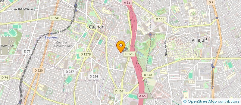 localisation de l'entreprise EAC FAMILY  CACHAN