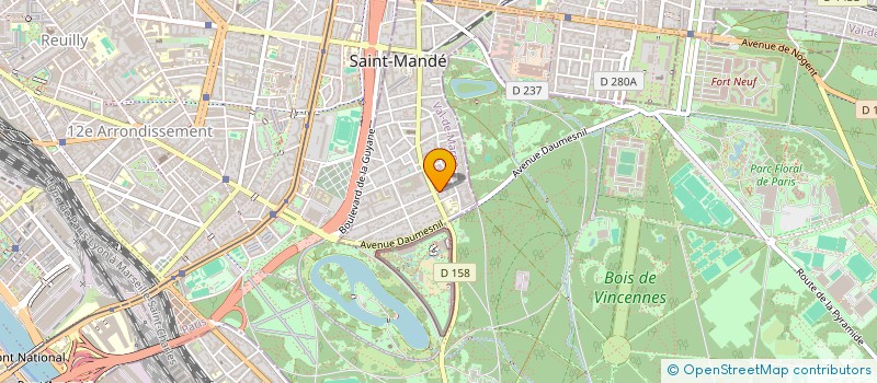 localisation de l'entreprise EAC GROUP à SAINT-MANDE