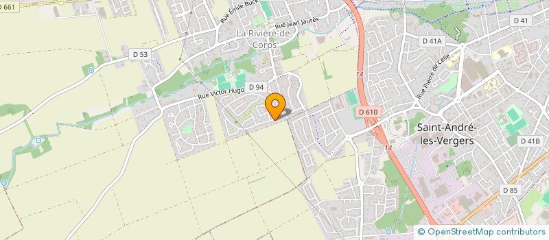 localisation de l'entreprise EACC  LA RIVIERE-DE-CORPS