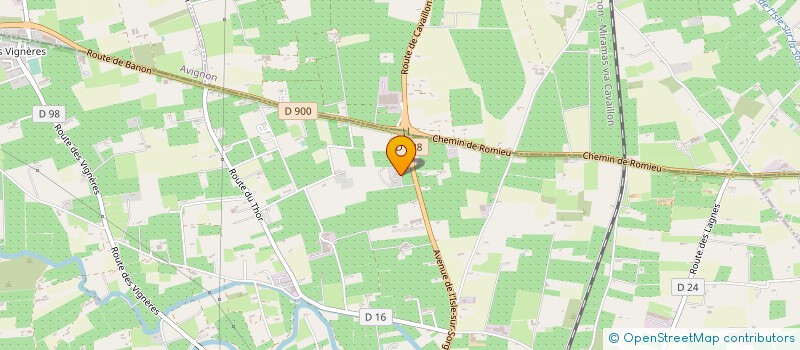 localisation de l'entreprise EACF PROVENCE  CAVAILLON