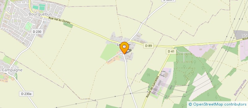 localisation de l'entreprise EACH CAPITAL  BOURGUEBUS