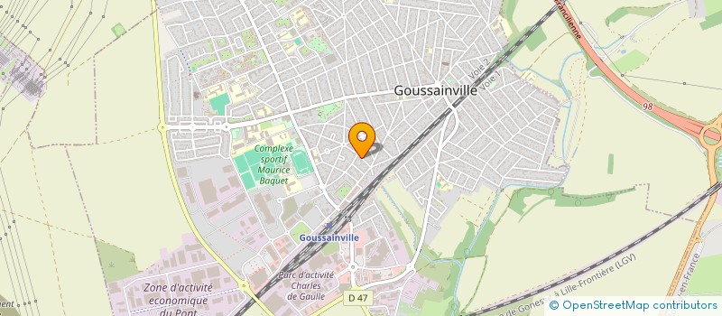 localisation de l'entreprise EACHOZA ENTERTAINMENT  GOUSSAINVILLE