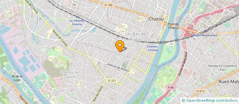 localisation de l'entreprise EACI EUROP AFRIQU CONSTR INGEN  CHATOU