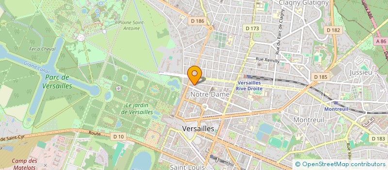 localisation de l'entreprise EAD FORMATIONS à VERSAILLES