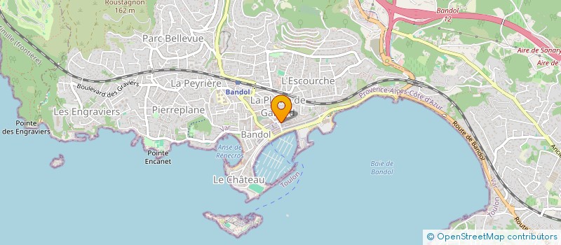 localisation de l'entreprise EAD GRP  BANDOL