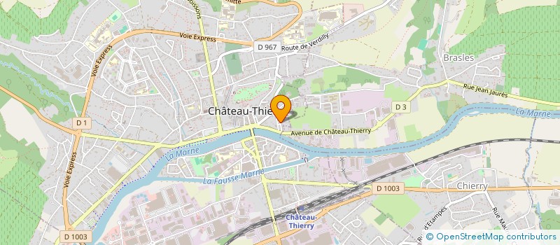 localisation de l'entreprise EAD KONCEPT (ESPACE ART & DESIGN KONCEPT)  CHATEAU-THIERRY